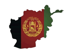 Mapa de Afganistan