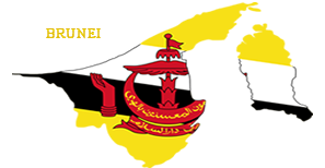 Mapa Brunei