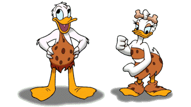  Gif de  Donald y Daisy